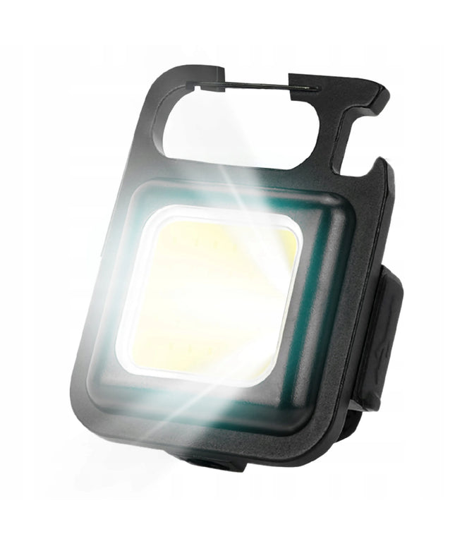 Kišeninis LED žibintuvėlis, mini, nešiojamas, įkraunamas per USB