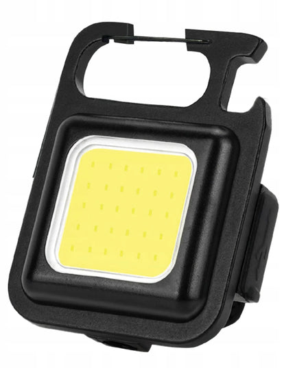 Kišeninis LED žibintuvėlis, mini, nešiojamas, įkraunamas per USB
