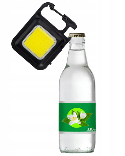 Kišeninis LED žibintuvėlis, mini, nešiojamas, įkraunamas per USB