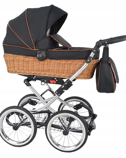 KLASIKINIS VEŽIMĖLIS 4in1 Viko Retro Pinti Vežimėliai ISOFIX BAZĖ + Priedai