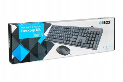 Klaviatūros ir pelės rinkinys IBOX IKMS606 (USB)