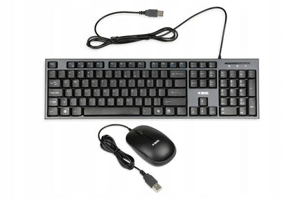 Klaviatūros ir pelės rinkinys IBOX IKMS606 (USB)