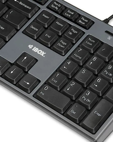 Klaviatūros ir pelės rinkinys IBOX IKMS606 (USB)