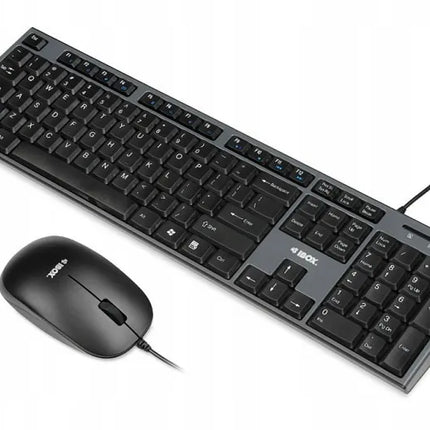 Klaviatūros ir pelės rinkinys IBOX IKMS606 (USB)