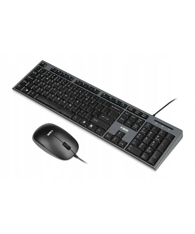 Klaviatūros ir pelės rinkinys IBOX IKMS606 (USB)