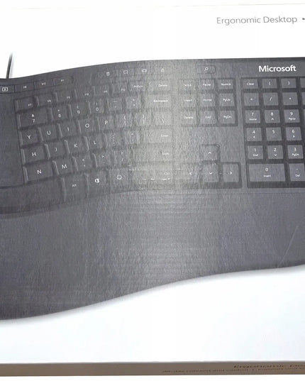 Klaviatūros ir pelės rinkinys Microsoft Ergonomic Desktop RJU-00009