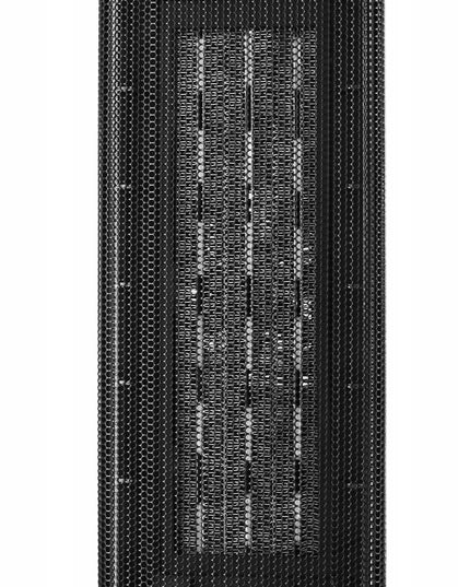 Koloninis ventiliatorinis šildytuvas su židinio efektu Mission Air MALMO Black 2400W