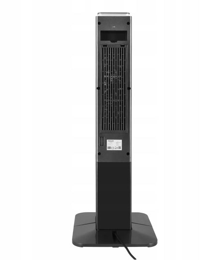 Koloninis ventiliatorinis šildytuvas su židinio efektu Mission Air MALMO Black 2400W