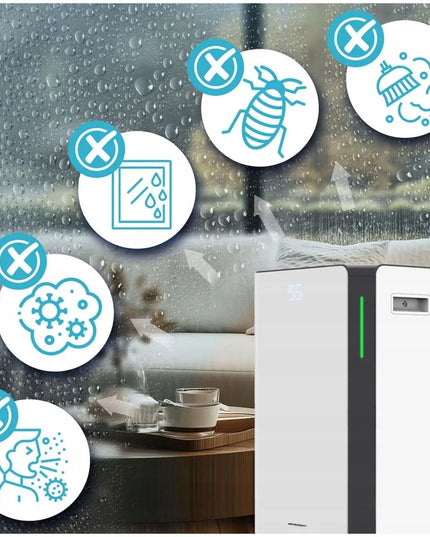 Kompresorinis oro sausintuvas Berdsen BD-534, 20l/24h, higrostatas