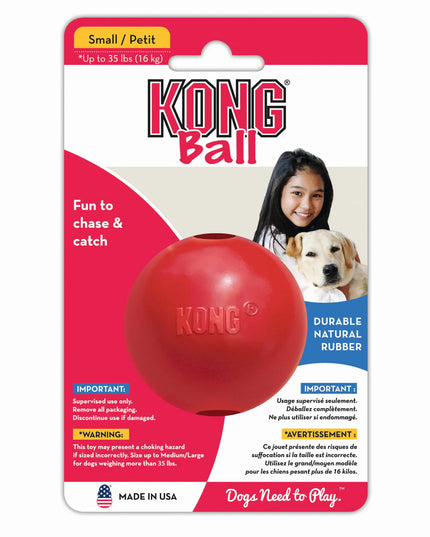 KONG Ball with hole šunų žaislas – S dydis