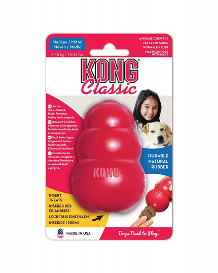 KONG Classic L 10cm edukacinis žaislas šunims skanėstams, 13-30 kg