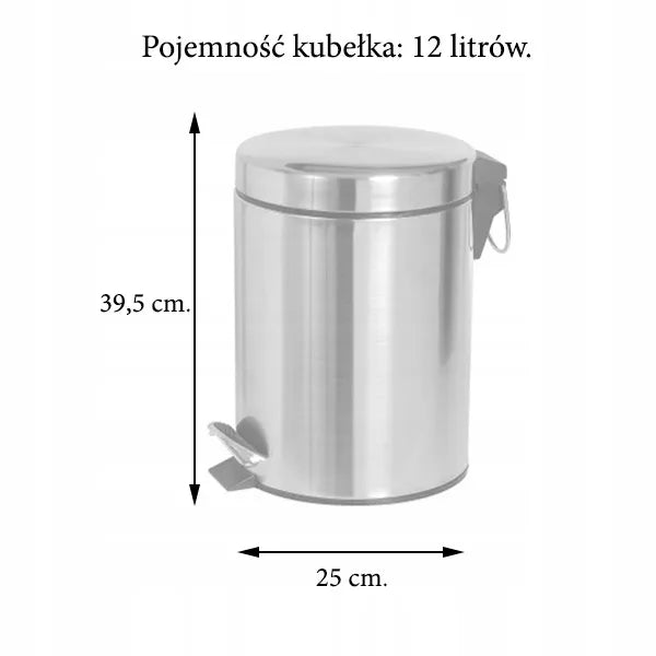 Bona vonios kambario šiukšliadėžė su pedalu 12 l