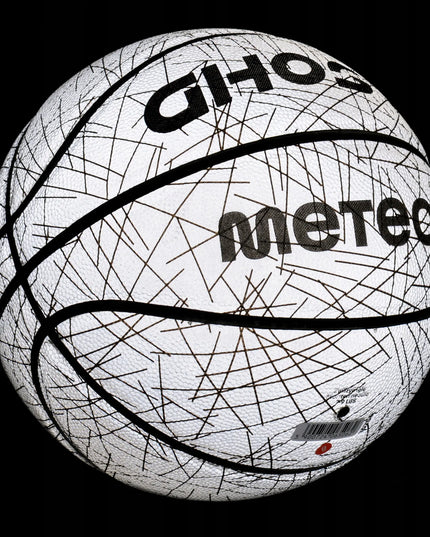 Krepšinio kamuolys Meteor Ghost vyriškas 7 dydžio holografinis šviečiantis
