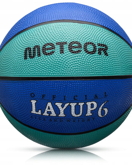 Krepšinio kamuolys Meteor LAYUP Junior/Damska #6 guminis