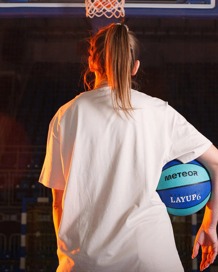 Krepšinio kamuolys Meteor LAYUP Junior/Damska #6 guminis
