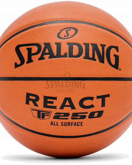 Krepšinio kamuolys SPALDING TF250 7, oda, vidaus/lauko