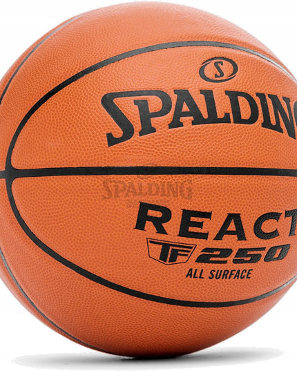 Krepšinio kamuolys SPALDING TF250 7, oda, vidaus/lauko