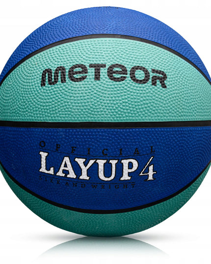 Krepšinio kamuolys vaikams 3-10 metų METEOR LAYUP #4 guminis