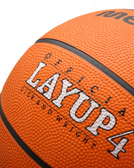 Krepšinio kamuolys vaikams 3-10 metų Meteor Layup #4 guminis