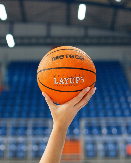 Krepšinio kamuolys vaikams nuo 10 metų Meteor Layup #5 guminis