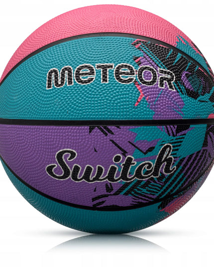 Krepšinio kamuolys vaikams nuo 10 metų Meteor Switch #5 guminis