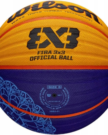 Krepšinio kamuolys WILSON 3x3 FIBA 2024 Paris Olympic Games 6 dydis
