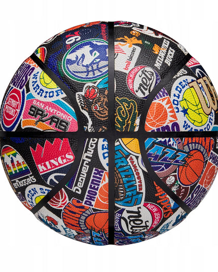 Krepšinio kamuolys WILSON NBA All Teams Retro, 7 dydis