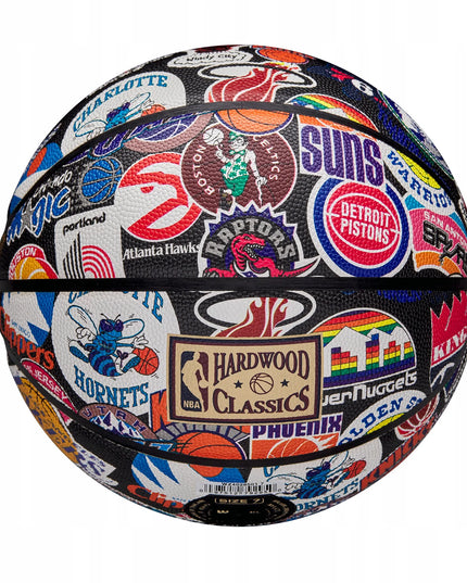 Krepšinio kamuolys WILSON NBA All Teams Retro, 7 dydis