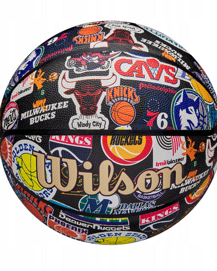 Krepšinio kamuolys WILSON NBA All Teams Retro, 7 dydis
