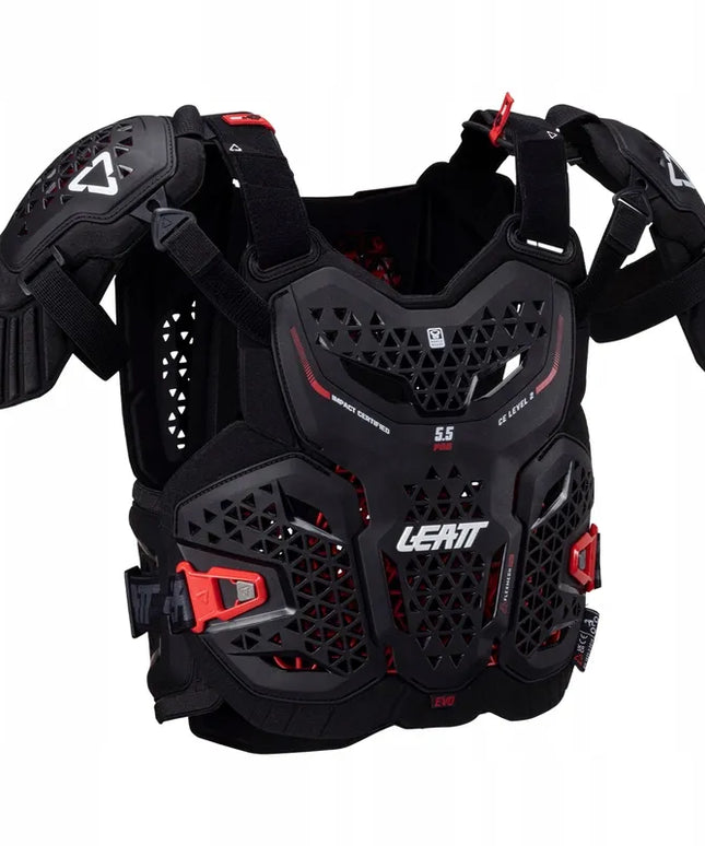 Krūtinės apsauga Leatt 5.5 Pro Evo, juoda, XXL
