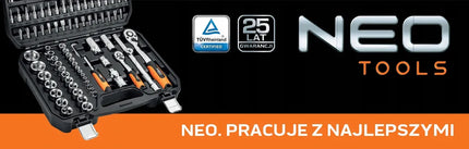 Kryžinis lazeris NEO TOOLS 75-104 3D 360° su raudonu spinduliu ir USB-C jungtimi