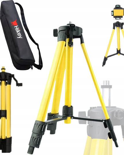 Kryžminis lazerinis nivelyras Hikey 360 4D 16 linijų su 120 cm reguliuojamu stovu