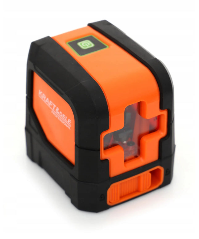 Kryžminis lazeris Kraft&Dele KD10307, savaime išsilyginantis, 15m, su dėklu ir laikikliu