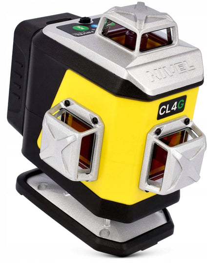 Kryžminis lazeris Nivel System CL4G žalias jutiklis stovas matuoklis RINKINYS