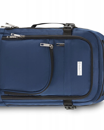 ZAGATTO tamsiai mėlyna kelioninė kuprinė lėktuvui 40x20x25 – rankinis bagažas Ryanair Wizzair