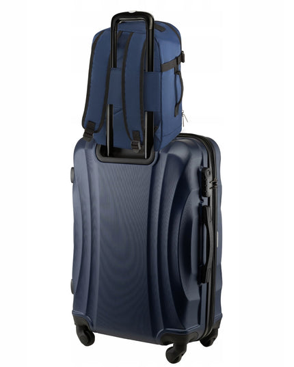 ZAGATTO tamsiai mėlyna kelioninė kuprinė lėktuvui 40x20x25 – rankinis bagažas Ryanair Wizzair