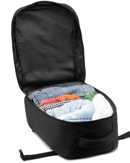 ZAGATTO tamsiai mėlyna kelioninė kuprinė lėktuvui 40x20x25 – rankinis bagažas Ryanair Wizzair