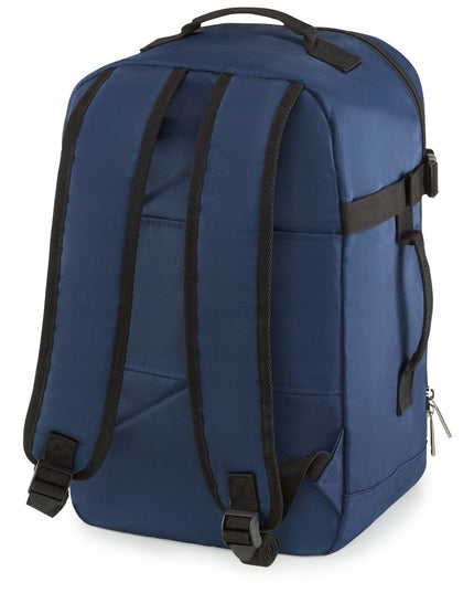 ZAGATTO tamsiai mėlyna kelioninė kuprinė lėktuvui 40x20x25 – rankinis bagažas Ryanair Wizzair