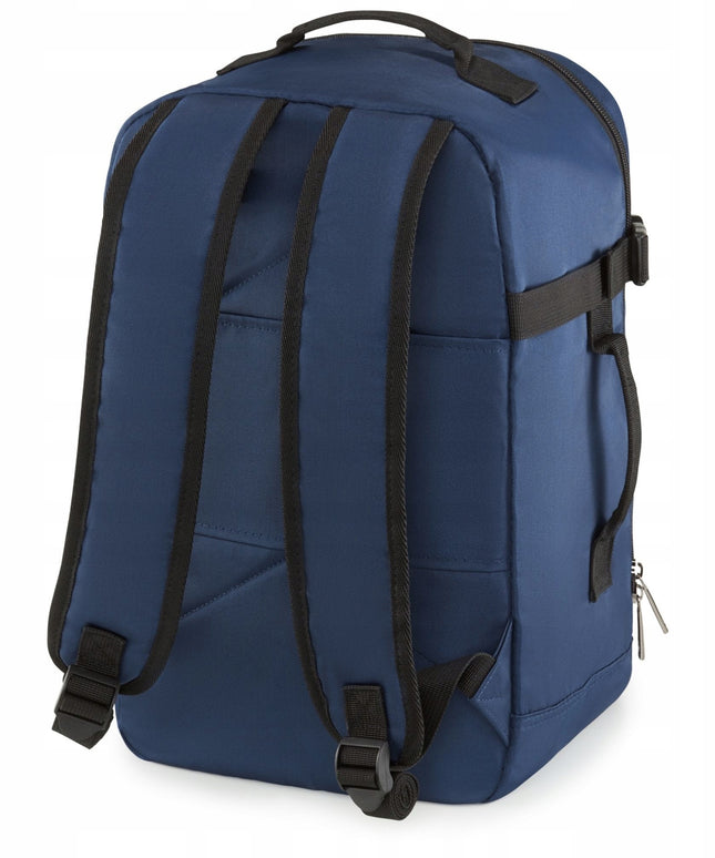 ZAGATTO tamsiai mėlyna kelioninė kuprinė lėktuvui 40x20x25 – rankinis bagažas Ryanair Wizzair