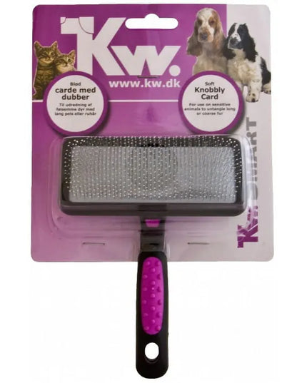 KW Slicker Soft Large pudelio šepetys