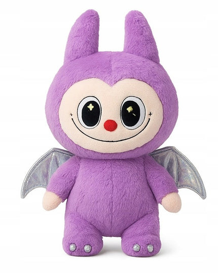 Pliušinis žaislas Labubu 50 cm su sparnais ir antklode minkštas didelis žaislas dovanai