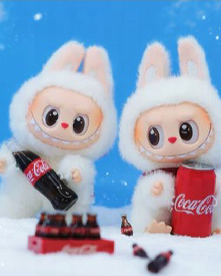Labubu Plush Toy raktų pakabukas The Monsters x Cola – kolekcinė limituota edicija 16 cm