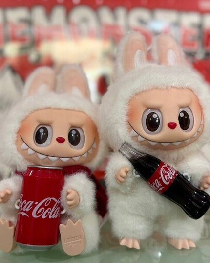 Labubu Plush Toy raktų pakabukas The Monsters x Cola – kolekcinė limituota edicija 16 cm