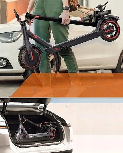 LADPED LP60 elektrinis paspirtukas, sulankstomas, 350W, nuotolis 25 km, 8,5 colio ratai, IP65, dvigubi stabdžiai, keliamoji galia 120 kg