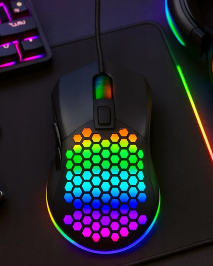 Laidinė kompiuterinė žaidimų pelė Blow REPLICANT USB 7200DPI su keičiamais dangteliais