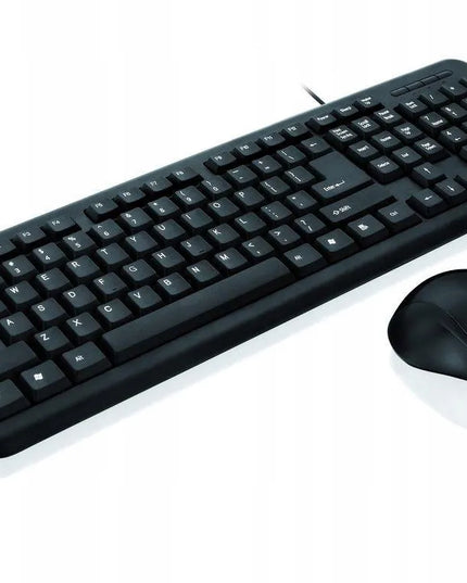 Laidinis klaviatūros ir pelės rinkinys iBOX Office Kit II, juodas