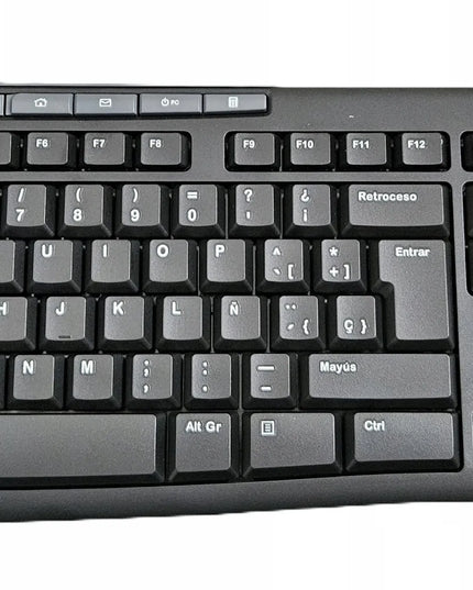 Laidinis Logitech MK200 Performance klaviatūros ir pelės rinkinys, juodas