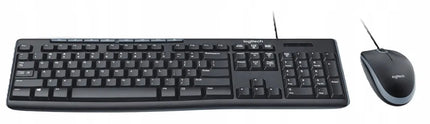 Laidinis Logitech MK200 Performance klaviatūros ir pelės rinkinys, juodas