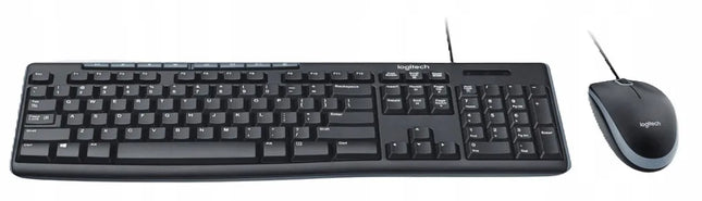 Laidinis Logitech MK200 Performance klaviatūros ir pelės rinkinys, juodas