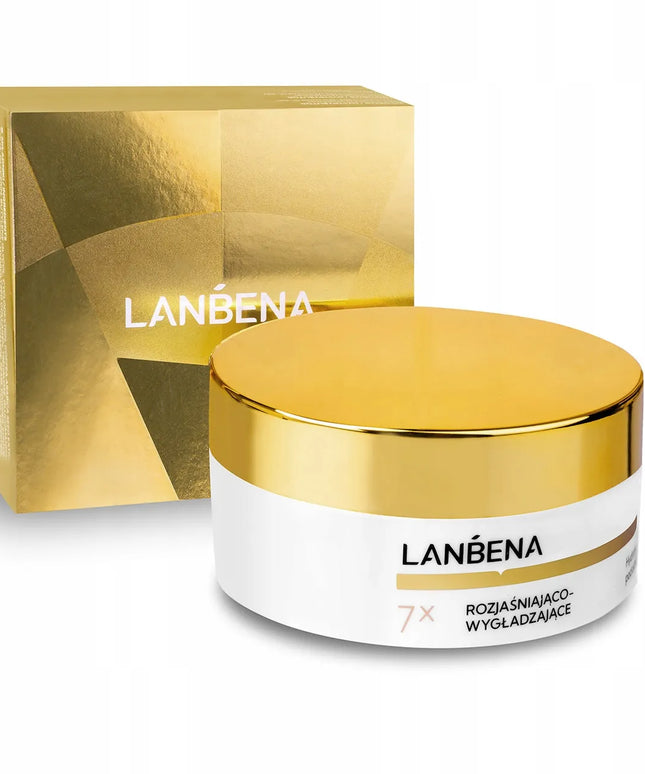 Lanbena 24K aukso geliniai paakių lapeliai skaistinamieji ir glotninamieji
